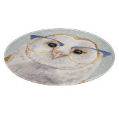 Vier-Mit Augen Forester | Weiße Eule Schneidebrett (Ecke)