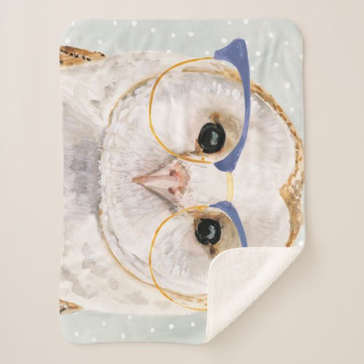 Vier-Mit Augen Forester | Weiße Eule Sherpadecke (Vorderseite)