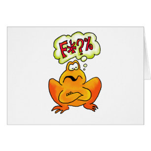 Vier-mit Buchstaben gekennzeichneter Frosch