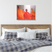Vier Monate auf Tempelschritten Leinwanddruck (Insitu (Schlafzimmer))