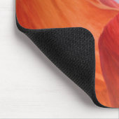 Vier Mönche auf Tempel-Schritten Mousepad (Ecke)