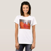 Vier Mönche auf Tempel-Schritten T-Shirt (Vorne ganz)