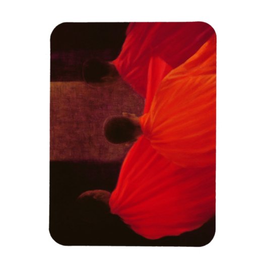 Vier Mönche Magnet (Vertikal)