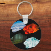 Vier Naturelemente Schlüsselanhänger (Vorderseite)