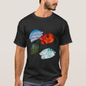 Vier Naturelemente T-Shirt (Vorderseite)