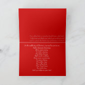 Vier nennende Vögel Feiertagskarte (Innenseite)