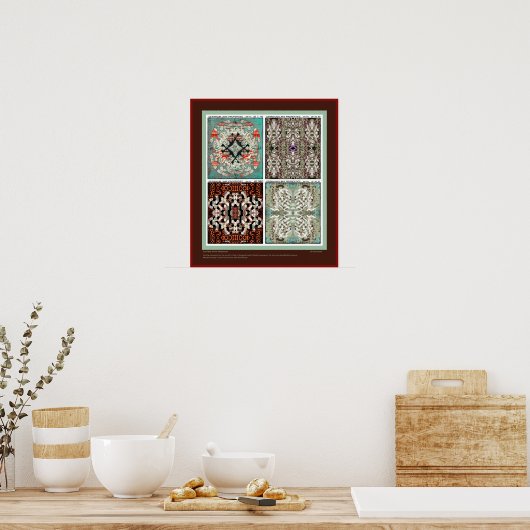 Vier neue Abenteuer in der Welt Poster (Küche)