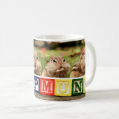 vier niedliche Chipmunks Kaffeetasse (VorderseiteRechts)