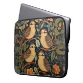Vier Niedliche Vogelarten Inspiriert Laptopschutzhülle (Vorderseite Links)