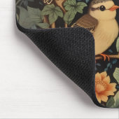 Vier Niedliche Vogelarten Inspiriert Mousepad (Ecke)