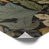 Vier Niedliche Vogelarten Inspiriert Poster (Ecke)