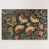 Vier Niedliche Vogelarten Inspiriert Puzzle (Horizontal)