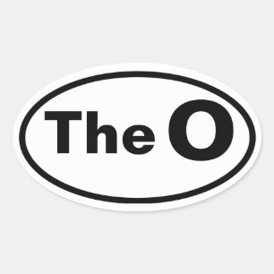 VIER Oakland "The O" Ovaler Aufkleber