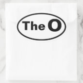 VIER Oakland "The O" Ovaler Aufkleber (Tasche)