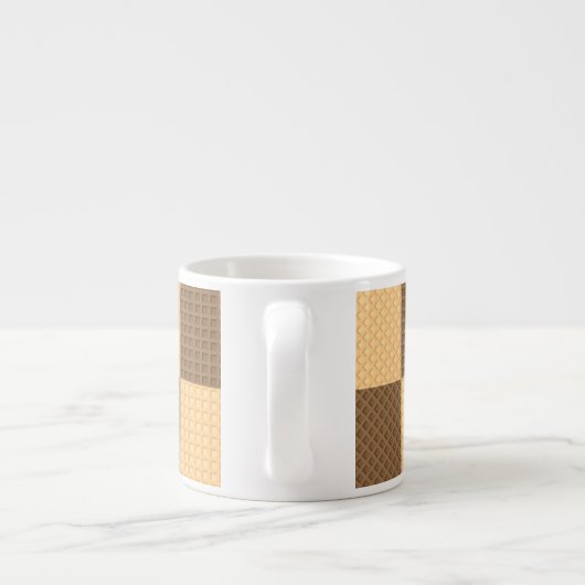 Vier Oblaten Espressotasse (Rückseite)