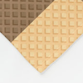 Vier Oblaten Fleecedecke (Ecke)