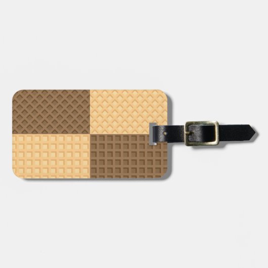 Vier Oblaten Gepäckanhänger (Vorderseite horizontal)