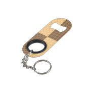 Vier Oblaten Mini Flaschenöffner (Rückseite Schrägansicht)