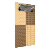 Vier Oblaten Mini Klemmbrett (Schrägansicht)