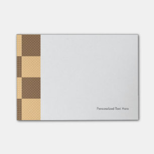 Vier Oblaten Post-it Klebezettel