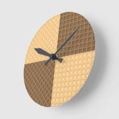 Vier Oblaten Runde Wanduhr (Winkel)