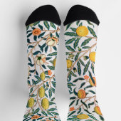 Vier Obst-Muster, William Morris Socken (Oben)