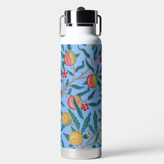 Vier Obst-Muster, William Morris Trinkflasche (Vorderseite)