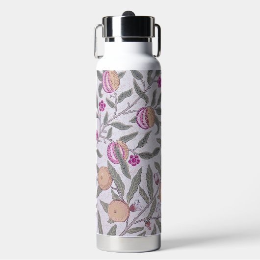 Vier Obst-Muster, William Morris Trinkflasche (Vorderseite)