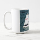 Vier Optimist-Boote Kaffeetasse (Links)
