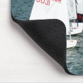 Vier Optimist-Boote Mousepad (Ecke)