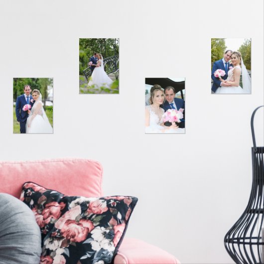 Vier Outdoor-Hochzeit im Herbst 12x18 Foto Bilderwand Sets (Wohnzimmer)