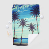 Vier Palmen Golfhandtuch (Insitu)