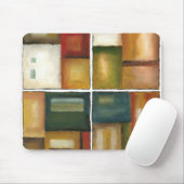Vier Panelmalereien von Jennifer Goldberger Mousepad (Mit Mouse)