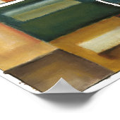 Vier Panelmalereien von Jennifer Goldberger Poster (Ecke)