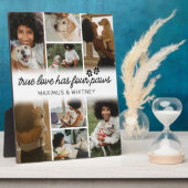 Vier Paws Hundebesitzer-Foto Fotoplatte (Seite)