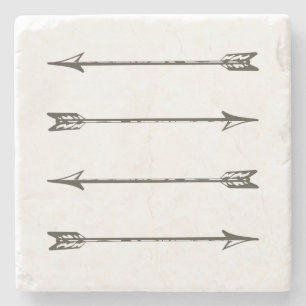 Vier Pfeile entsteinen Untersetzer