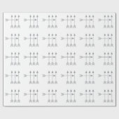 Vier Pfeile Geschenkpapier (Flach)