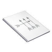 Vier Pfeile Notizblock (Rechte Seite)