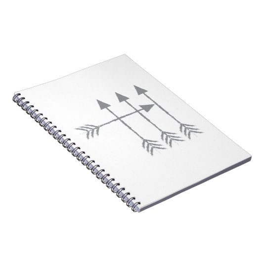 Vier Pfeile Notizblock (Rechte Seite)