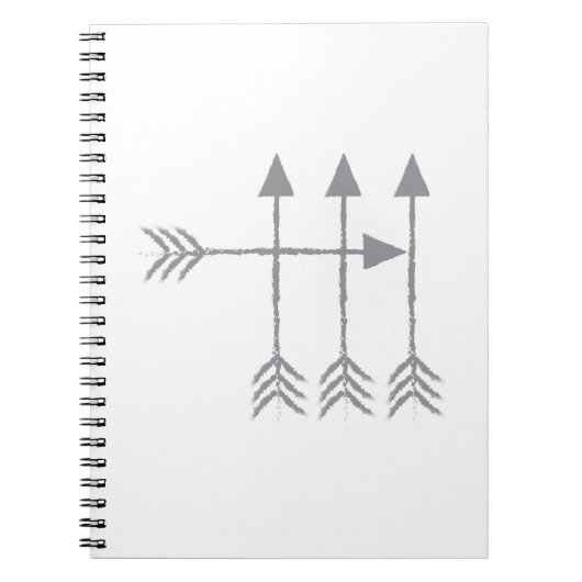 Vier Pfeile Notizblock (Vorderseite)