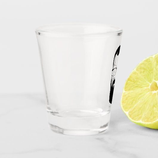 Vier Pferde - A Schnapsglas (Links)