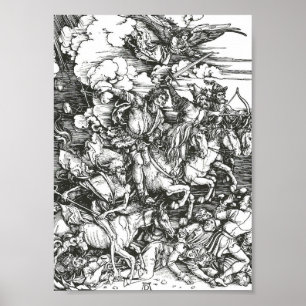 Vier Pferde der Apokalypse, Albrecht Dürer Poster