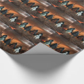 Vier Pferde der Apokalypse Geschenkpapier (Ecke)