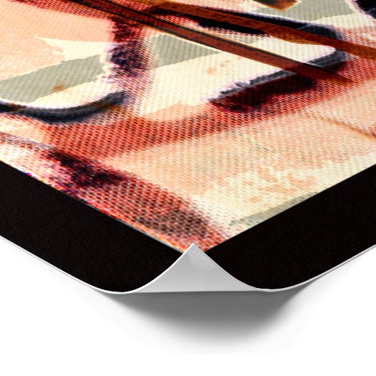 Vier Pferde Kollage Poster (Ecke)