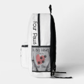 Vier Pfoten - Niedliches Heimtier Bedruckter Rucksack (Rechts)