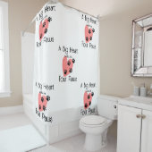 Vier Pfoten - Niedliches Heimtier Duschvorhang (Beispiel)