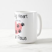 Vier Pfoten - Niedliches Heimtier Kaffeetasse (VorderseiteRechts)