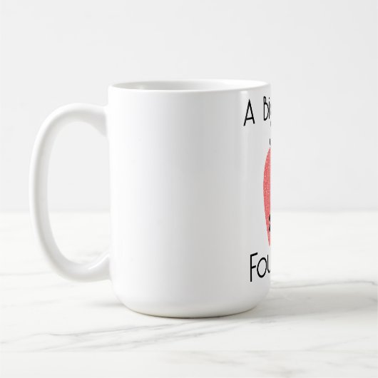 Vier Pfoten - Niedliches Heimtier Kaffeetasse (Links)