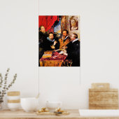 Vier Philosophen von Paul Rubens Poster (Küche)
