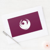 VIER Phoenix-Flag Rechteckiger Aufkleber (Umschlag)